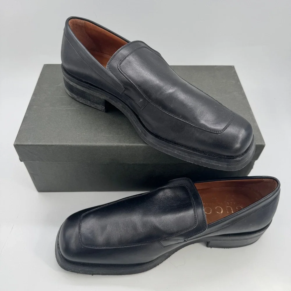 Gucci Black Mens Loafers‎ Size IT 41 Mens 7.5/8 Womens 10/11